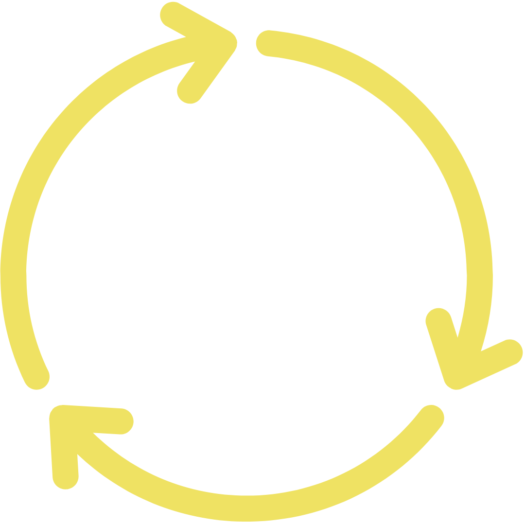 cycle yellow icon